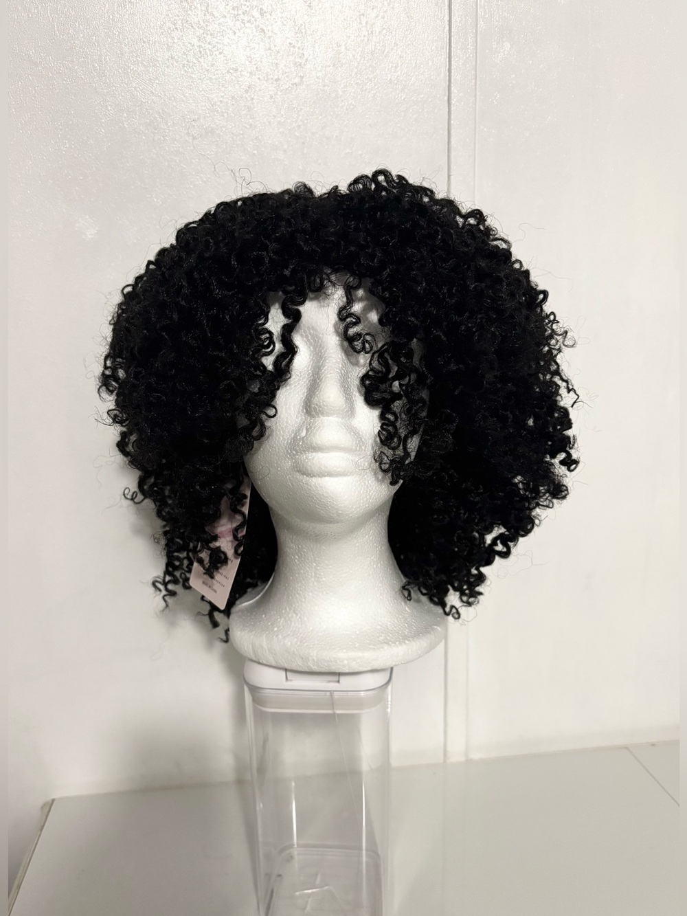 Black Kinky Curly Wig NWT Synthetic